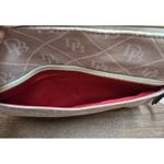 Dooney & Bourke Womens Crossbody Maxi Quilt Purse Logo Handbag Taupe Pink Photo 2