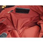 Anne Klein Black  Faux Croc Shoulder Bag Purse with Gold Tone Hardware Logo Charm Photo 8