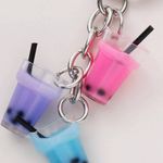 Bubble tea charm keychain Photo 2
