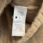 Everlane The Crew Cardigan in Alpaca in Dark Heathered Camel, Size Large Photo 7