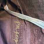 Free People  Burgundy Suede Crossbody Photo 4