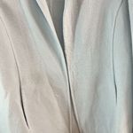 Dress Barn VTG  Light BLUE OPEN FRONT 100% Wool Blazer JACKET Sz 10 Star Patches Photo 3