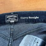 Signature by Levi Strauss Womens Denim Jeans Curvy Straight Leg Blue Wash Sz 28 Blue Photo 6