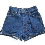 Levi's Vintage 1970s(?) Shorts Orange Tab Denim Women Size 22" Waist Little e Photo 9