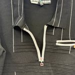 Jamie Sadock Women's‎ Black Short Sleeve Knit Polo Top Zipper Pockets Athletic M Size M Photo 6