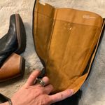 Kork-Ease  Korks Natali Black Tall Boots Size 9.5 Womens Buckle Wooden Block Heel Photo 9