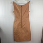 Moschino  Cheap & Chic Size 6 Dress Square Neck Ruched Sleeveless Orange Women’s Photo 11