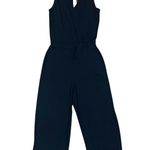 Beyond Yoga Black Jumpsuit Drawstring Size Small V neck Photo 3