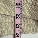 Pink Rose Women’s  Light Weight Long Sleeve Knit Sweater Tan Size Small Cream Photo 9