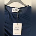 Hello Molly NWT Oceans Secret Long Sleeve Mesh Mini Dress Navy Size S Photo 9