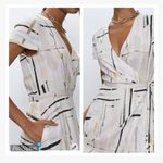 Babaton Aritzia  Slit Wrap Dress Light Cream/Nude NWT Photo 2