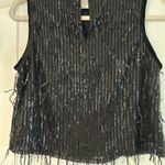 Avec Les Filles  Black Sequin Top Photo 5