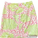 Lilly Pulitzer Vintage Tropical Sea-life Print Short Skirt Size 8 Photo 1