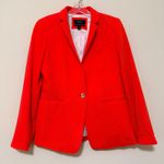 J. Crew Regent Blazer in Wool Flannel Single Button Orange Photo 0