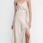 ZARA BLOGGERS FAVE! SATIN EFFECT Buttoned Slip Dress Photo 0