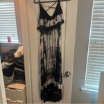 American Eagle  Outfitters Monochrome Tie-Dye Maxi Dress Photo 4