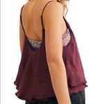 Free People  Turn It On Camisole Plum NEW Photo 3