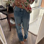 DL1961 Blue Women's Jeans Emily straight ultra high rise vintage 31 Photo 1