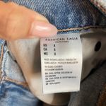 American Eagle Denim Boyfriend Shorts Ripped Size 8 Relaxed Baggy Photo 3