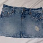 American Eagle Outfitters denim Mini Skirt Casual Night Out Y2K size 4 Photo 3
