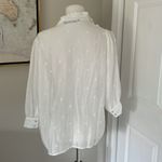 ZARA White  Flowy Button Blouse Top Photo 3