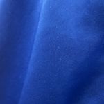 Victoria's Secret Vtg  Sz P/S Blue Gold Label Night Shirt Satin Button Up Pearls Photo 2