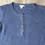 Coldwater Creek  Blue Knit Sweater Size 1X Photo 2