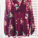 Sangria NEW JPR Blouse Lace Detail 2-Piece Top Size L New w/o Tag Photo 4
