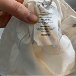 Sandro  Button Front White Slim Jeans Raw Hem Photo 8