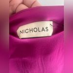 Nicholas‎ Isabella Embellished Silk Mini Dress in Magenta Pink Photo 5