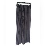 Adrienne Vittadini  Wide-Leg Black White Striped Palazzo Pants Flowy Office Sz 6 Photo 4