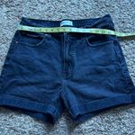 Abercrombie & Fitch  The 7” Dad Short High Rise black denim shorts Photo 4