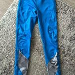 Orange Theory Mesh Panel Workout Leggings Women's OTF Size XS Blue Photo 0