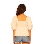 Susana Monaco $168 New  Revolve Puff Sleeve Top - crème - Small Photo 1