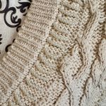 ZARA  Cream Beaded Cable Knit Sweater Vest Photo 5