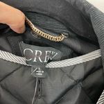 J.Crew NWT  Long Barn Jacket‎ in Black Waxed Cotton Twill Size LARGE Coat CC954 Photo 8