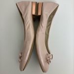 Anne Klein  Iflex Apetricia Light Pink Leather Ballet Flat Shoes Photo 4
