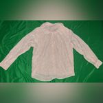 Rails  Kate 100% Silk Animal Print Patterned Button-Down Shirt size Large- Flaw Photo 2