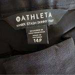 Athleta  Black Wander Stash Pocket Skinny Ankle Pants Size 14 Petite Photo 9