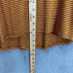 American Eagle top womens XS burnt orange striped soft & sexy slub oversized Photo 2