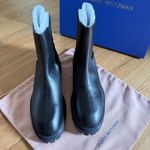 Stuart Weitzman Ultra Lug Black Leather City Boot Chunky Luxury Winter NYC 11 Photo 7