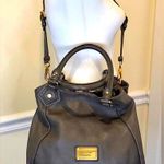 Marc Jacobs Grey Leather Top Handle Crossbody Women’s Workwear Satchel Tote Photo 2