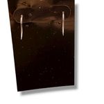 Hypoallergenic United States Marines Wife Dangle Earrings Plastic Hooks NEW! Silver Photo 3