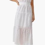 Adelyn Rae Angel Check Sleeveless Seersucker Maxi Dress  Photo 0