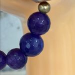 Purple Beaded Bracelet with Glossy Finish Photo 2