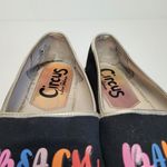 Circus by Sam Edelman  LENI BEACH BABE BLACK ESPADRILLE SLIP ON FLATS 7.5 Photo 5