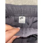 Nike  standard fit fleece pants pants wide leg Xs Gray Sherpa Photo 3