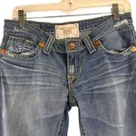 Big Star Liv Bootcut Distressed Jeans Size 28 Blue Photo 3