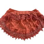 LA Hearts Pacsun Tube Top Womens Small Orange Crop Bandana Style Crochet Boho Photo 2