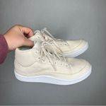 Allbirds ‎ | Woman's High Top Sneaker Shoe 9 Cream Lace Up Photo 1